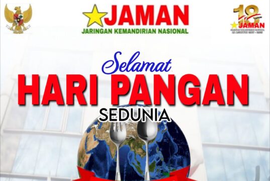JAMAN: Pangan Adalah Pintu Gerbang Kemandirian Nasional — Seruan di Hari Pangan Sedunia 2025 untuk Indonesia Mandiri dan Berdaulat
