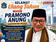 Budiman Hariyadi Ucapkan Selamat Ulang Tahun untuk Gubernur Pramono Anung dan Nyatakan Dukungan Penuh bagi Program Pemprov DKI Jakarta
