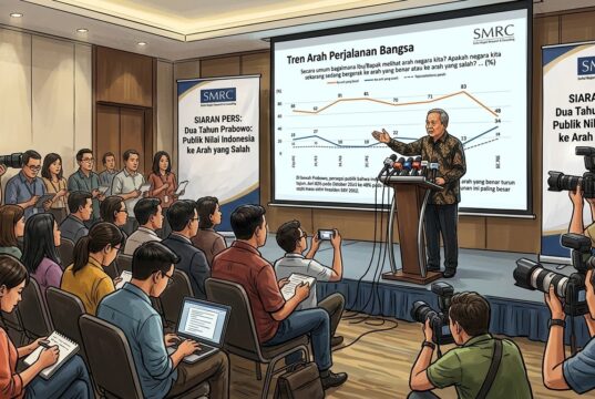 Survei SMRC: Penilaian Publik bahwa Indonesia Menuju Arah yang Benar Anjlok 35 Persen